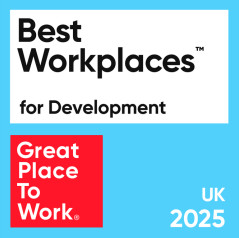 Proud to be a 2025 UK's Best Workplace for Development